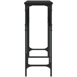  Konzolni stol crni 140 x 29 x 75 cm od konstruiranog drva | shoptok.hr