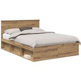  Okvir za krevet Umjetnička hrastovina 140 x 190 cm | shoptok.hr