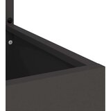 vidaXL Zaslon za zasebnost v vrtu Črna 32 x 140 cm Mnogi jeklo | Shoptok.si