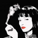 Ručno slikane slike na platnu pop art pulp fiction