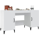  Radni stol bijeli 140 x 50 x 75 cm od konstruiranog drva Bijela | Shoptok.si