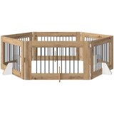  Vrata za pse s postoljem 6 pcs Hrast artisan 100 x 60 cm | Eponuda.com