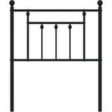  Metalno zamjensko uzglavlje crno 75 cm | shoptok.hr
