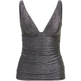 Gestuz Top 'Dalene' črna / srebrna | Shoptok.si