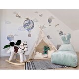 The Brooklyn Kids Mentolno zelena otroška vreča za sedenje Funny Bunny – | Shoptok.si