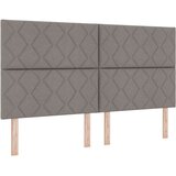 vidaXL LED Box Spring Postelja z vzmetnico Taupe 180 x 200 cm blago, (5000127122) u