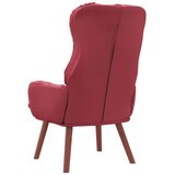  Fotelja Vinska crvena 69 x 74 x 93 cm Umjetna koža | Shoptok.si