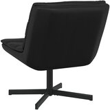 Stolica na kotačiće Crna 63 x 75 x 76 cm PU | shoptok.hr