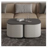 Hanah home Sto za dnevnu sobu Twin Anthracite Cene