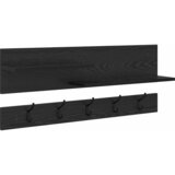  Vješalica za kapute na zidu Zidne Crni hrast 90 x 15 x 36 cm | Eponuda.com