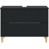  Kupaonski ormarić za sudoper DELFT Crna 82 x 41 x 59 cm - Crna | shoptok.hr