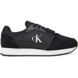 Calvin Klein Jeans Superge Retro Runner Sock Lace Up Ny-Su YM0YM01326 Črna Cene