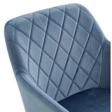 Livetastic naslanjač, les, kovina, tekstil modra, črna | Shoptok.si