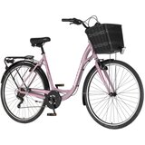 Venssini Bicikl fashion grace 28" alu 21" v-brake 6 brzina 167-192cm (l/xl) roze | Eponuda.com