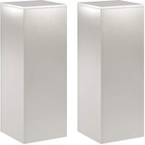  Stalak za biljke 2 pcs Srebrna 30 x 30 x 80 cm Čelik | shoptok.hr