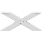  Noge za stolić u obliku slova X 2 kom bijele 70x(30-31) cm | shoptok.hr