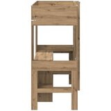  Okvir kreveta na kat s stolom Umjetnički hrast 75 x 190 cm | shoptok.hr