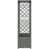  Povišeni krevet s mrežom i krovom Svjetlosiva 204 x 40 x 138 cm | shoptok.hr