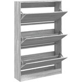 Furnova Omarica za čevlje siva sonoma 80x21x125,5 cm inženirski les, (21954572) | Shoptok.si