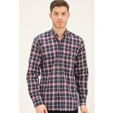 Dewberry G742 MEN'S SHIRT-LACİVERT- BURGUNDY | Shoptok.si