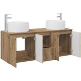  Set ormarića za kupaonicu 3 kom. Hrast artisan Smeđa 49,5 x 44,5 x 66 cm | shoptok.hr