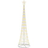 vidaXL LED božično drevesce Toplo bela 70 x 70 x 250 cm Kovina, (5000068160) | Shoptok.si