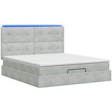  od pjene s madracem i LED-om Svjetlosiva 140 x 200 cm | shoptok.hr