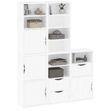  Bočni ormarići 5 kom ODDA bijeli 40x24x79 cm puno drvo bor | shoptok.hr