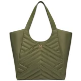Pinko Torbe TOTE BAG PUZZLE RECYCLE Zelena