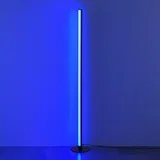 Crna LED stojeća svjetiljka (visina 110 cm) Tendo –