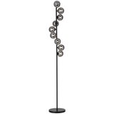 SCHÖNER WOHNEN 14506-18 - led podna lampa dubai 9xG9/3W/230V crna/dimljena | Eponuda.com