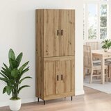  Highboard 2 kom. Umjetnički hrast 69,5 x 34 x 180 cm | shoptok.hr