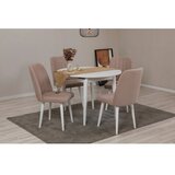Hanah home trpezarijski sto i stolice vina 0900 white stone
