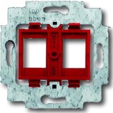Busch-Jaeger Podporni obroč za modularni priključek z rdečo podlago 1812, (20858472) Cene