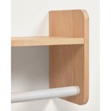 Kave Home Stenski otroški obešalnik iz masivnega bora v naravni barvi 52,5x20 cm Florentina – | Shoptok.si