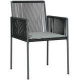  Vrtni set za objed 9 kom. Crna PE ratan | shoptok.hr