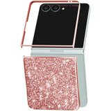 AVIZAR Ovitek za Samsung Galaxy Z Flip 7, bleščeč, svetleč, ultra eleganten, Šampanjec roza, (5000012385) | Shoptok.si