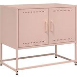 Furnova TV omarica roza 68,5x39x60,5 cm jeklo, (21923243) | Shoptok.si