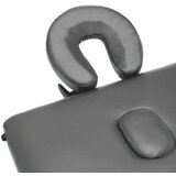vidaXL Masažna miza s 3 conami aluminijast okvir antracit 186x68 cm | Shoptok.si