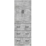  Set ormara 2 pcs Betonska siva 66 x 34,5 x 87 cm | Eponuda.com