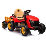Traktor na akumulator s prikolico BBH-030 - rdeč Cene