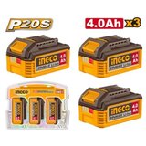 Ingco cosli251296e set baterija 3x4ah super ( COSLI251296E ) Cene