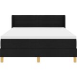  Krevet s opruga kutije Crna i Bijela i Crna 160 x 200 cm | shoptok.hr