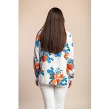 Fenzy Plus Size Bluza S Cvjetnim Printom, Bijela | shoptok.hr