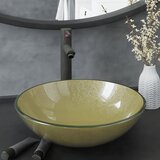  Umivaonik sa slavinom i odvodom zlatni od kaljenog stakla | shoptok.hr