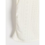 Sinsay Bluza bez rukava s ажurnim uzorkom | shoptok.hr
