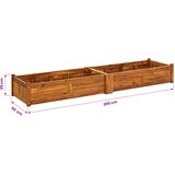 Posuda za Sadnju Drvo Bagrema 200x50x25 cm | shoptok.hr