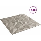  Zidne panele 48 pcs Ametist beton 50 x 50 cm XPS pjena | shoptok.hr