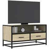 Furnova TV omarica sonoma hrast 80x34,5x40 cm inženirski les in kovina, (21924144) Cene