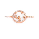 Fenzy Narukvica S Privjeskom, Ribe, Ružičasto Zlato | shoptok.hr